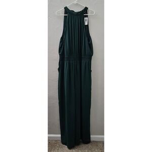 *NEW* Torrid Womens Sleeveless High Neck Chiffon Jumpsuit Size 2 2X (18-20) Read